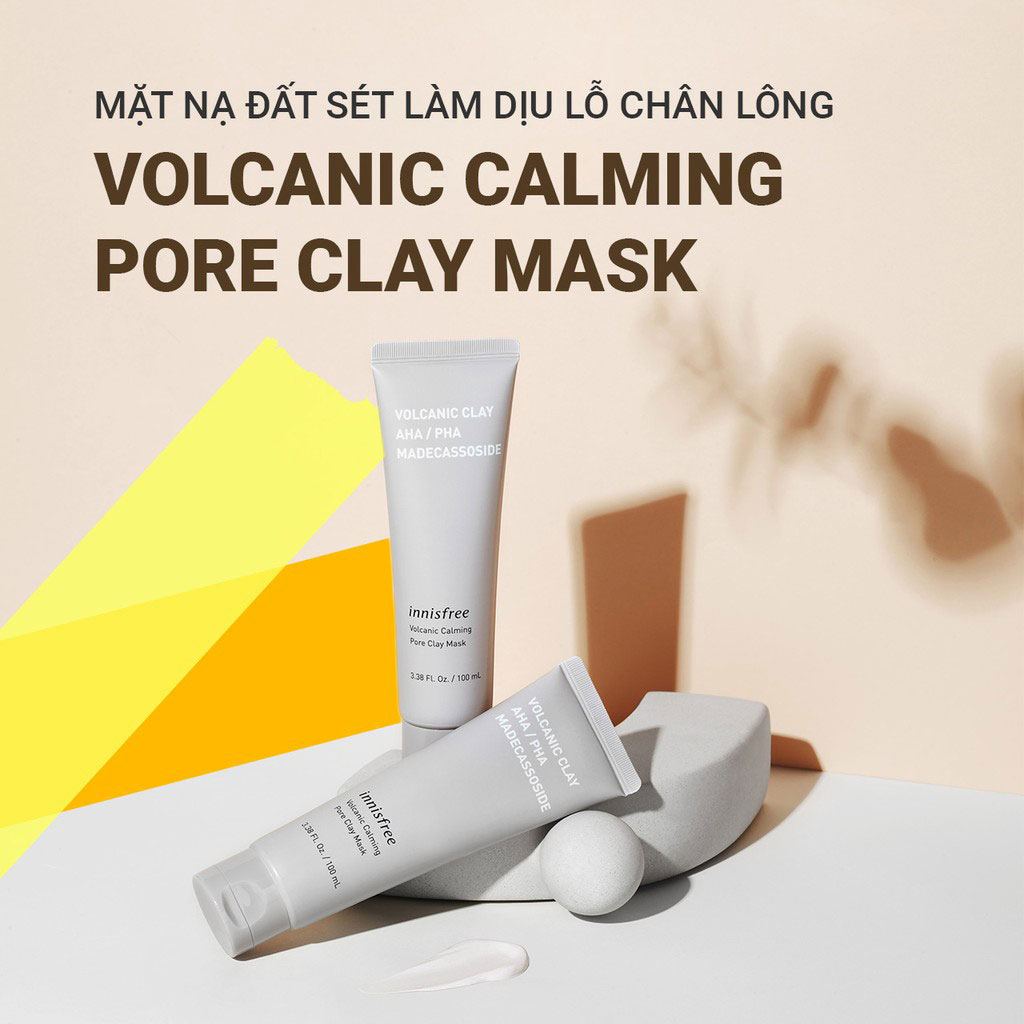 Mặt nạ đất sét Innisfree Volcanic Calming Pore Clay Mask 100ml
