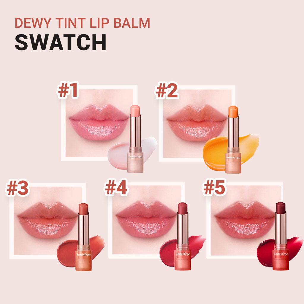 Son dưỡng môi innisfree Dewy Tint Lip Balm 3.2g